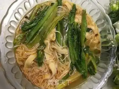 Make Soybeans, hot noodles step 5