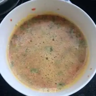 Make The broccoli egg roll step 4