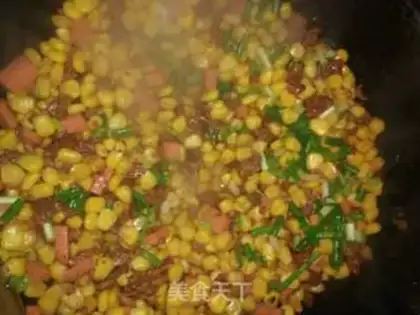 Make Fry corn step 9