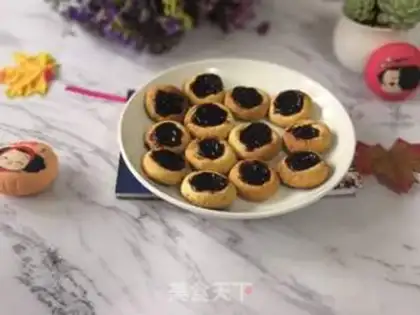 Make Blueberry cookies step 1