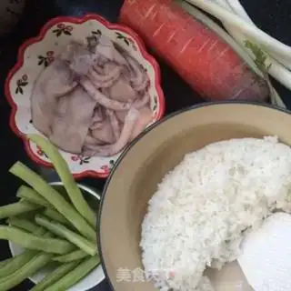 Make Squid rice step 0