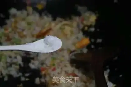 Make Crab stick egg fried rice step 10