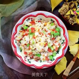 Make Squid rice step 8