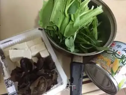 Make ♪ Winter is warm ♪ Soup noodles step 0