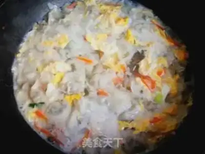 Make The egg bouquet soup step 7