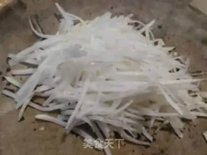 Make Carrot ribbon fish step 5