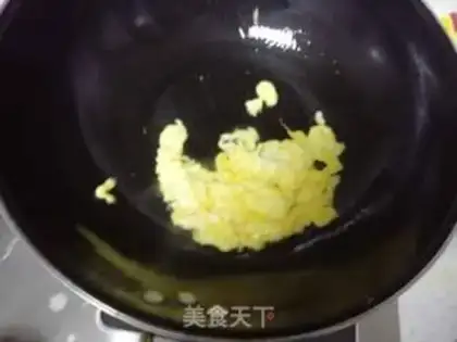 Make Eggs, beans, shrimp step 3