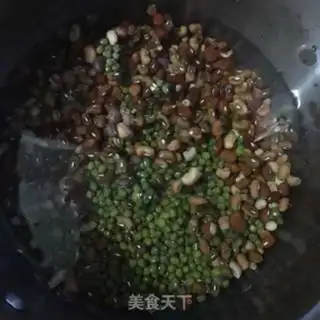 Make Five-colour porridge step 1