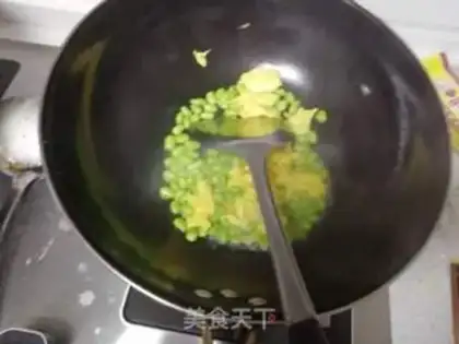 Make Eggs, beans, shrimp step 6