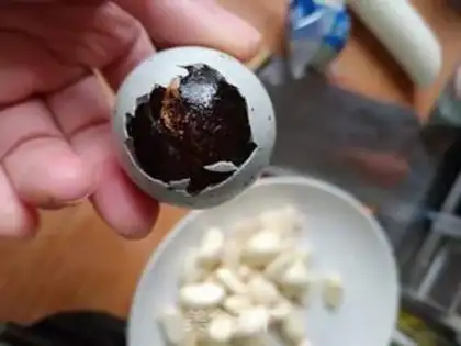 Make Frozen eggs step 4