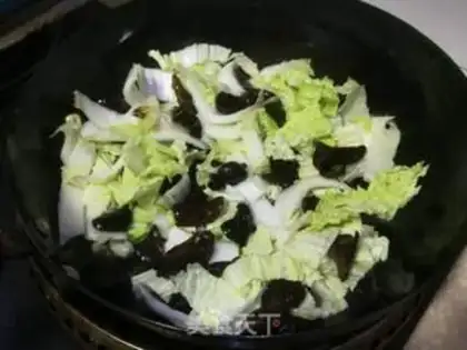 Make Black-muck cabbage step 4
