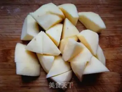 Make Red-tree apple sugar step 1