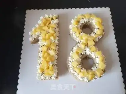 Make Digital birthday cake step 10