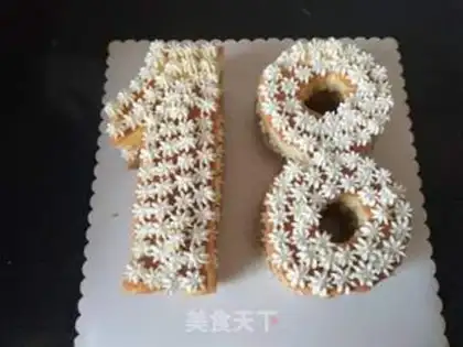 Make Digital birthday cake step 11