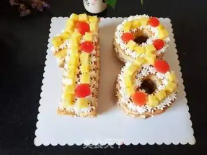 Make Digital birthday cake step 12