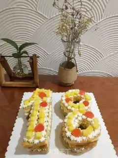 Make Digital birthday cake step 13