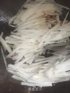 Make Scrambled radish step 2