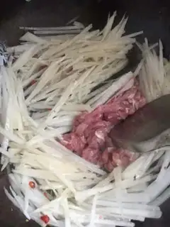 Make Scrambled radish step 3