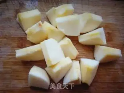 Make Orange apple sugar step 1