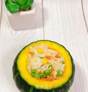 Make Pumpkin rice step 7