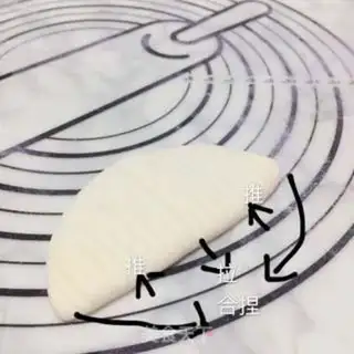 Make Shell cake step 4
