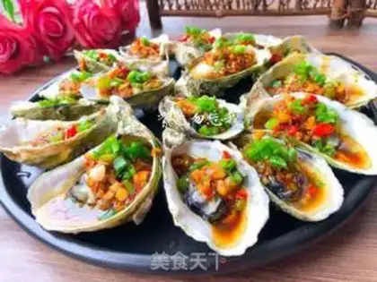 Make Garlic oysters step 8