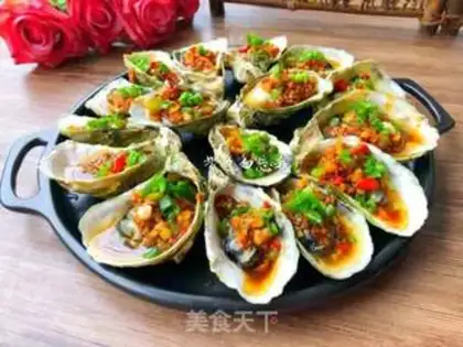 Make Garlic oysters step 10