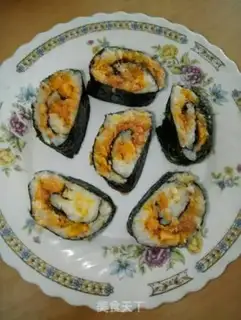 Make Gold and sand pine rolls step 6