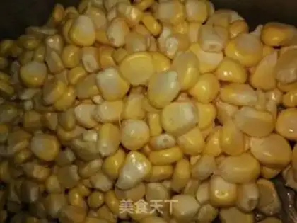 Make Corn congee step 1