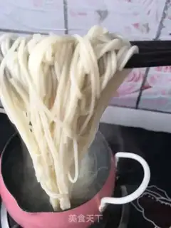 Make The apricot cucumber noodles step 10