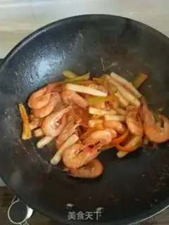 Make Sour sweet pink shrimp step 13