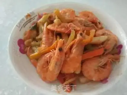 Make Sour sweet pink shrimp step 14
