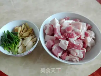 Make Quail egg red pork step 2