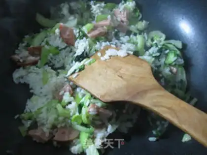 Make ♪ Elbow ham and rice ♪ step 5