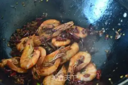 Make Secret spicy shrimp step 8