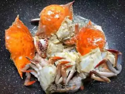 Make Spicy crabs step 2