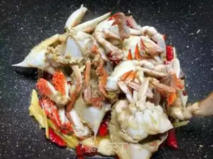 Make Spicy crabs step 4