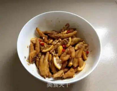 Make Lemon sour chicken claws step 7