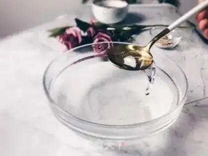 Make Red sugar ice powder step 2
