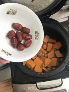 Make Pumpkin rice step 4