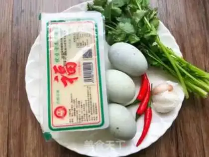 Make Eggs and tofu step 0