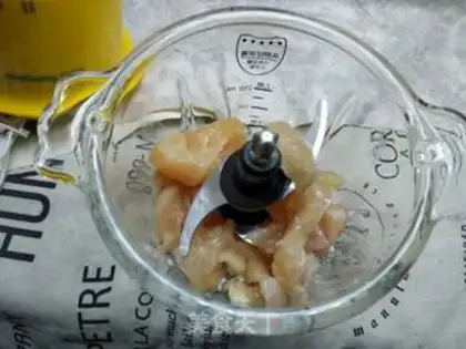 Make Chicken sausage step 1