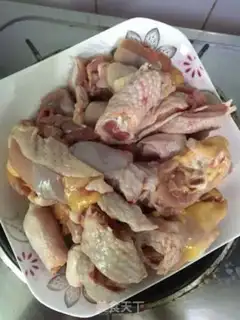 Make Chicken leg mushroom congee step 0