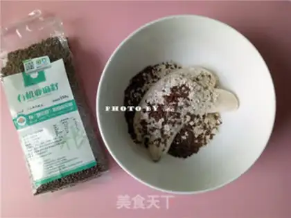 Make A linen seed energy cookie step 1