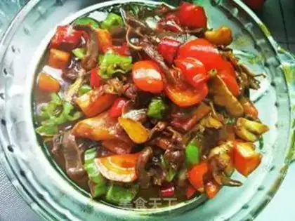 Make Three peppers of duck step 9