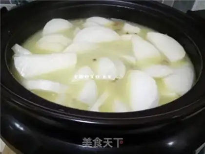 Make The radish lamb soup step 9