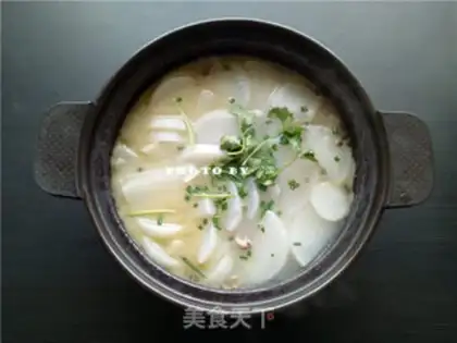 Make The radish lamb soup step 10