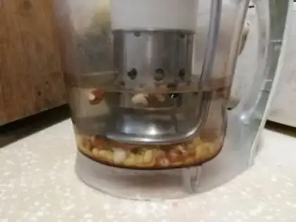 Make Peanut walnut soy step 2