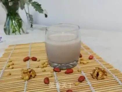 Make Peanut walnut soy step 3