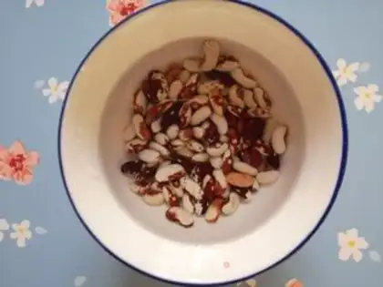 Make Bean rice step 1